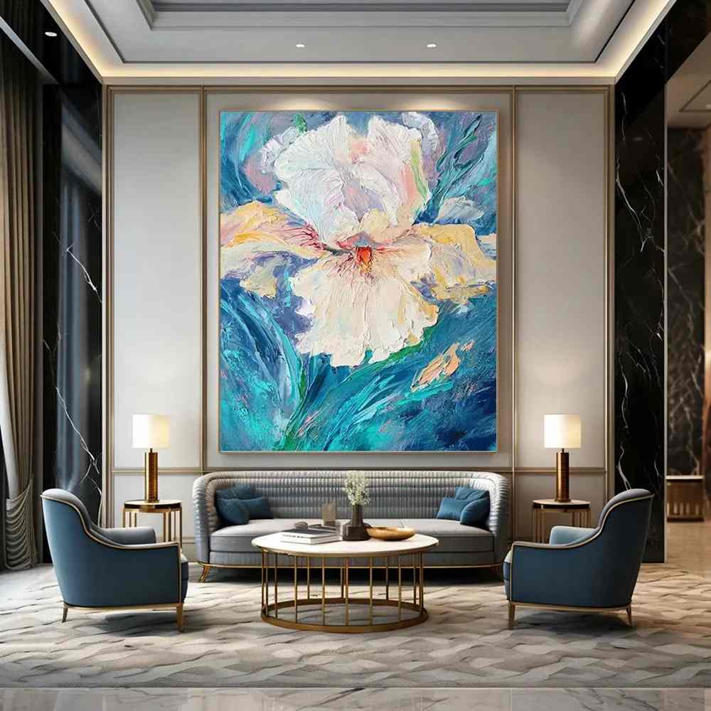 Bold Botanical Abstract - original art for interior design